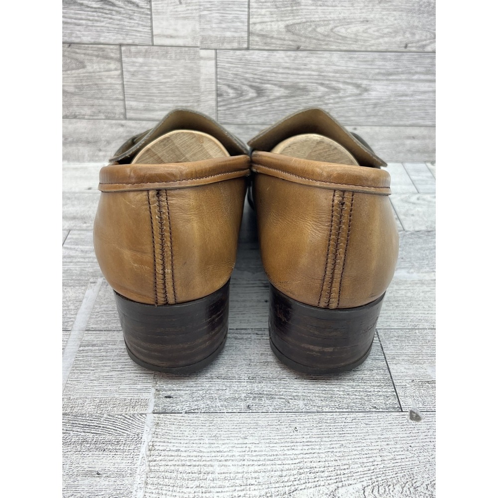 Vintage Bass Weejuns Shoes Women Size 7.5M Leather Loafers Slip On Penny Moc 90s - Picture 4 of 11